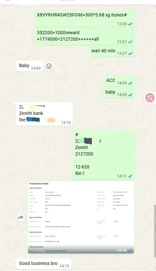 Verified Steam gift card trade proof showing instant Kuda bank payment of 48000 Naira